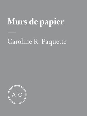 cover image of Murs de papier